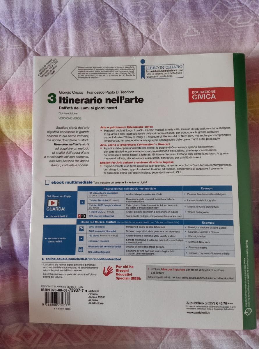 ITINERARIO NELL'ARTE EDIZIONE VERDE 5ED - VOLUME 3 (LDM) - foto 2