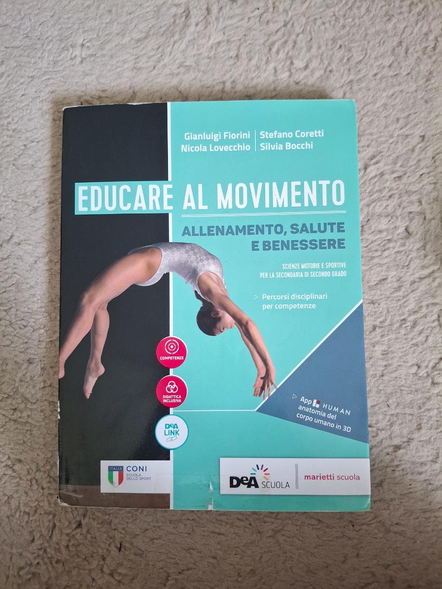 EDUCARE AL MOVIMENTO VOLUME ALLENAMENTO SALUTE E BENESSERE + EBOOK - foto 1