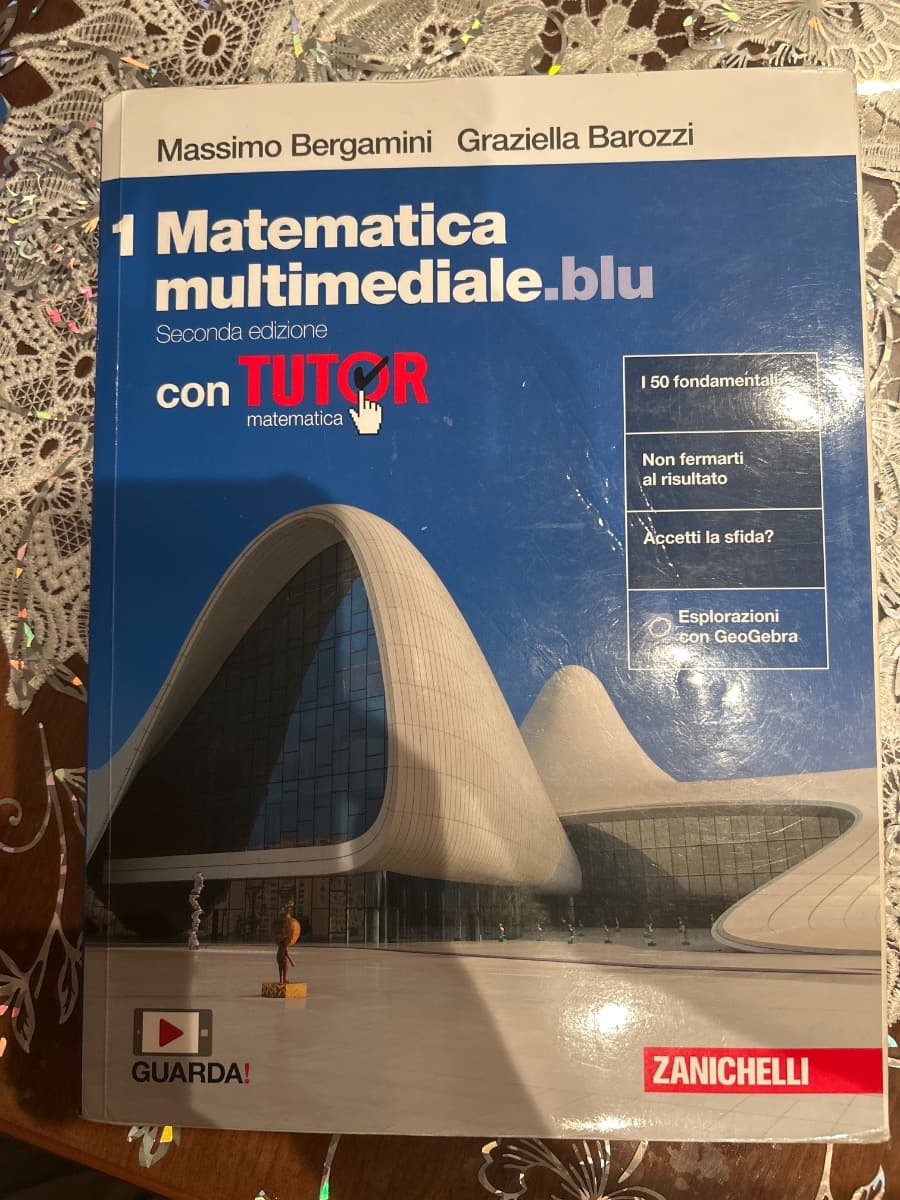 MATEMATICA MULTIMEDIALE.BLU - VOLUME 1 CON TUTOR (LDM) - foto 1