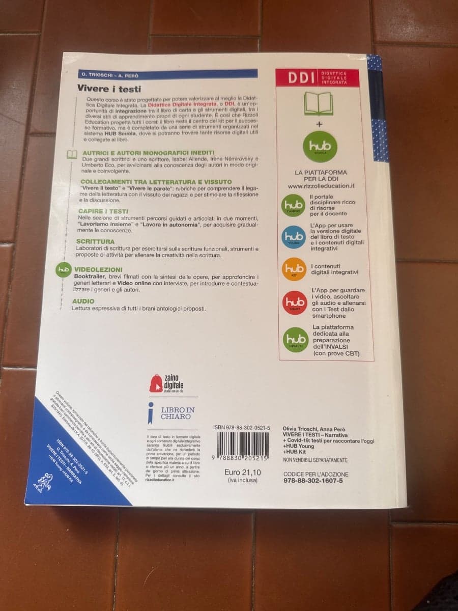 VIVERE I TESTI - LIBRO MISTO CON LIBRO DIGITALE - foto 2