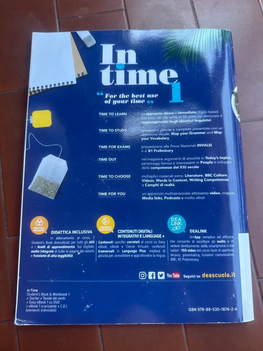 IN TIME-STARTER+TAVOLA DEI VERBI+STUDENT'S BOOK & WORKBOOK1+FASC.IN OUR TIMES - foto 2