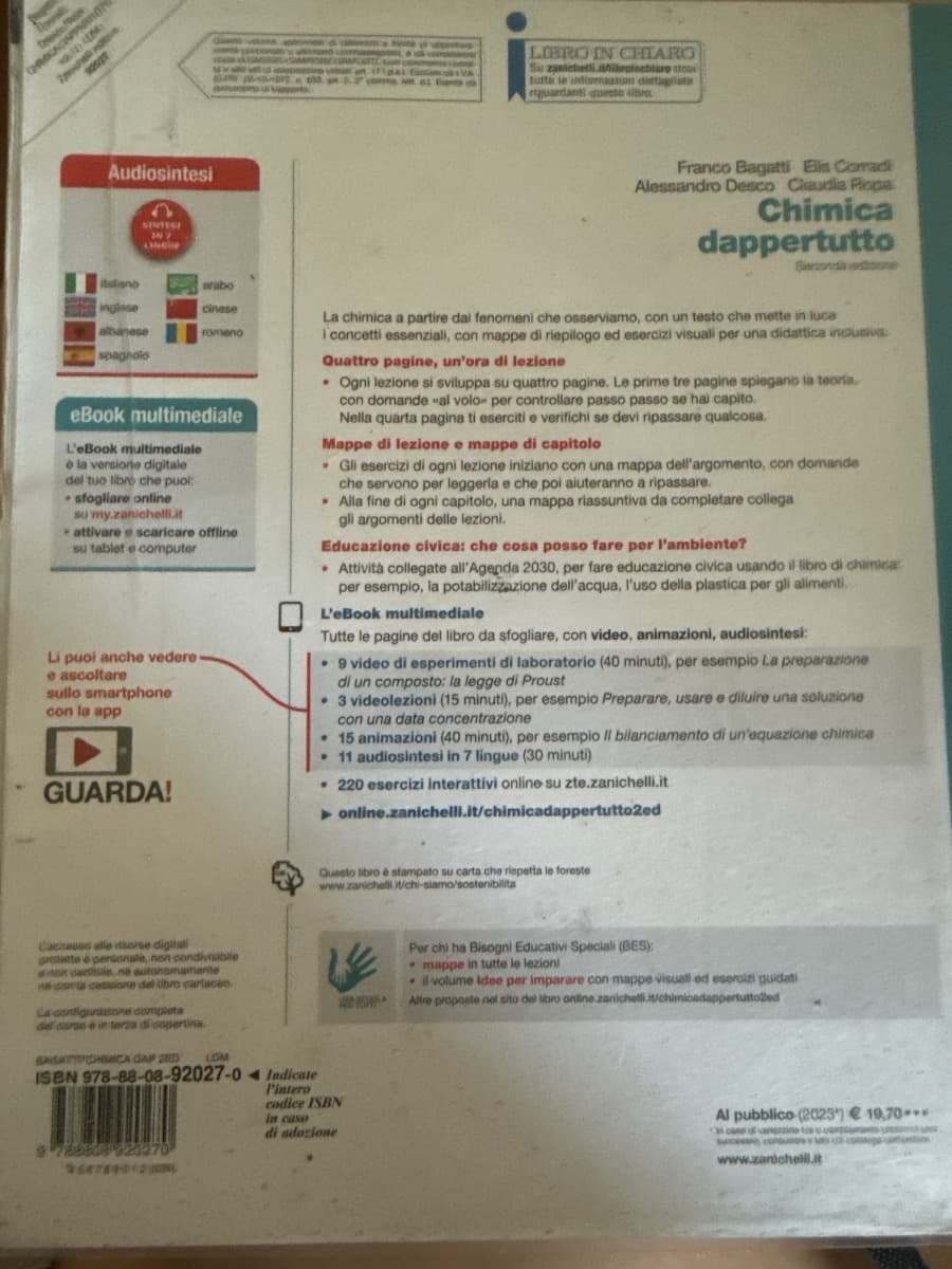 CHIMICA DAPPERTUTTO 2ED. - VOL. UNICO (LDM) - foto 2