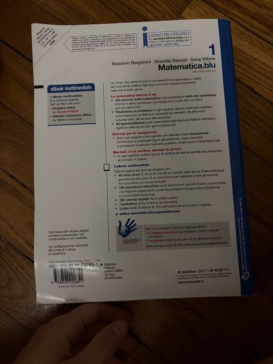 MATEMATICA.BLU 2ED. - VOLUME 1 (LDM) - foto 2
