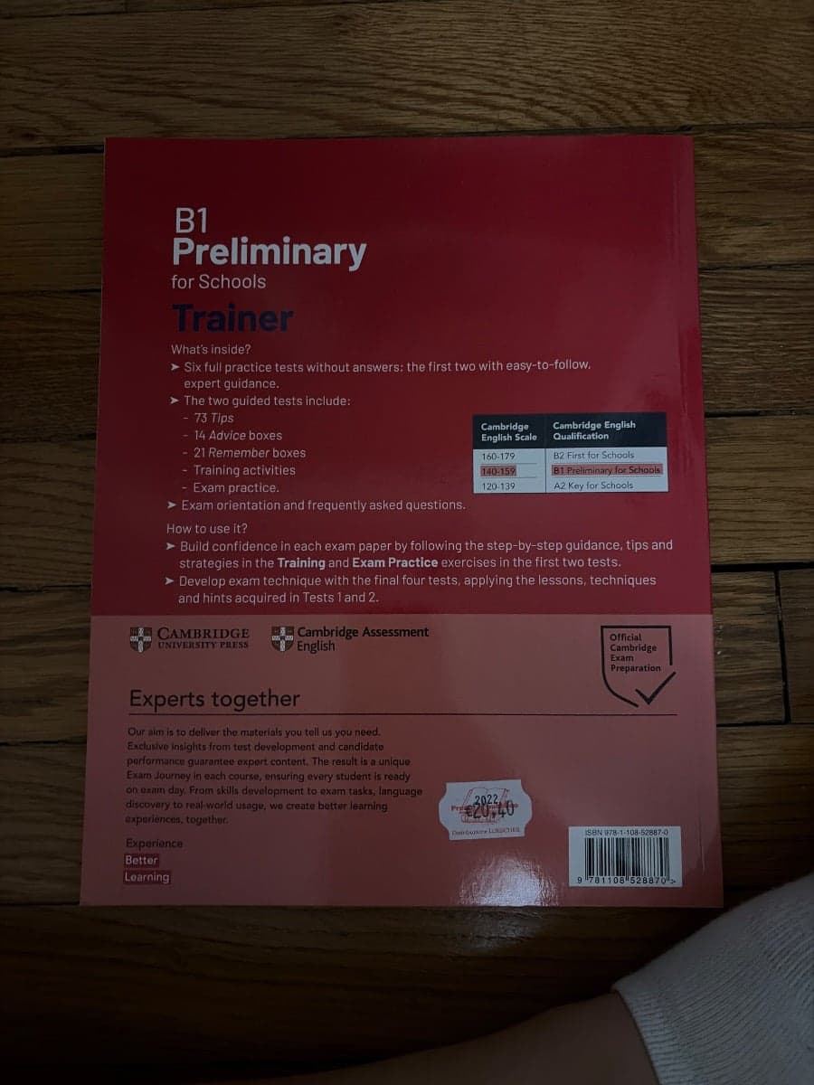 PRELIMINARY FOR SCHOOLS TRAINER FOR UPDATED 2020 EXAM - foto 2