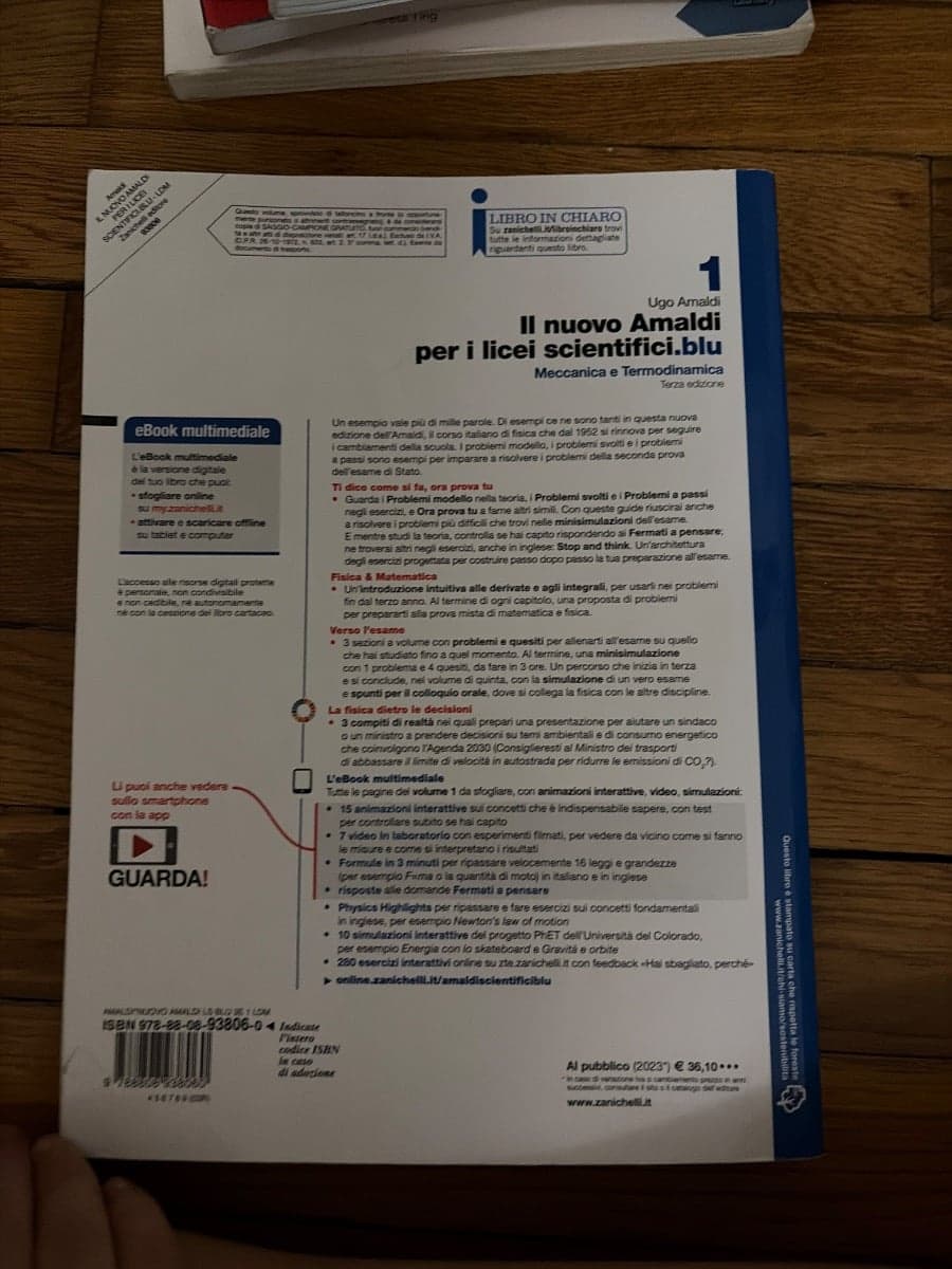 NUOVO AMALDI PER I LICEI SCIENTIFICI.BLU (IL) 3ED. - VOL. 1 (LDM) - foto 2