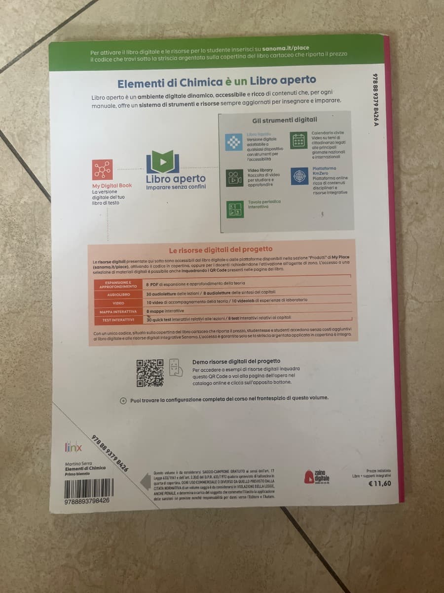 ELEMENTI DI CHIMICA - PRIMO BIENNIO - foto 2