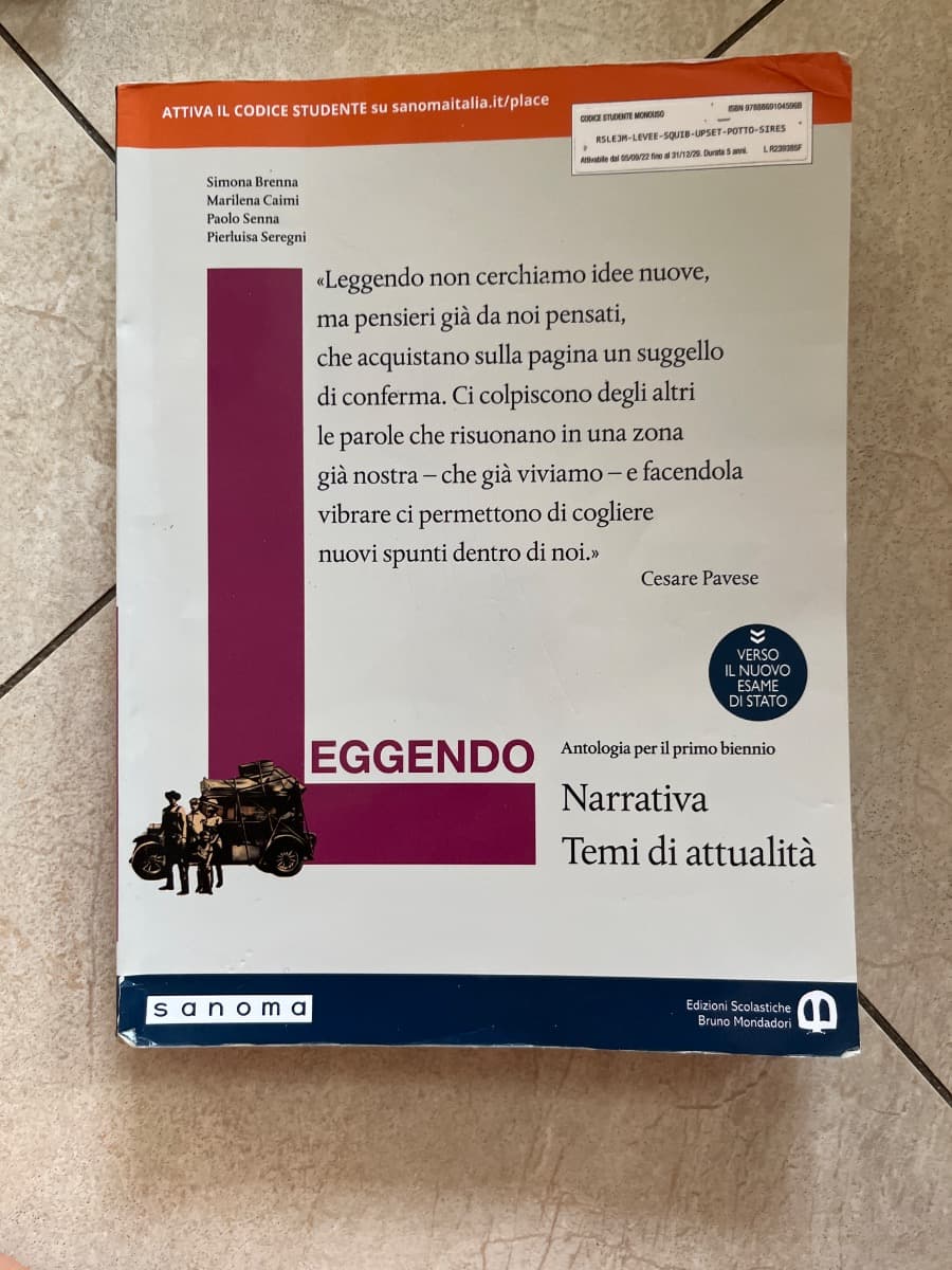 LEGGENDO. NARRATIVA - foto 1