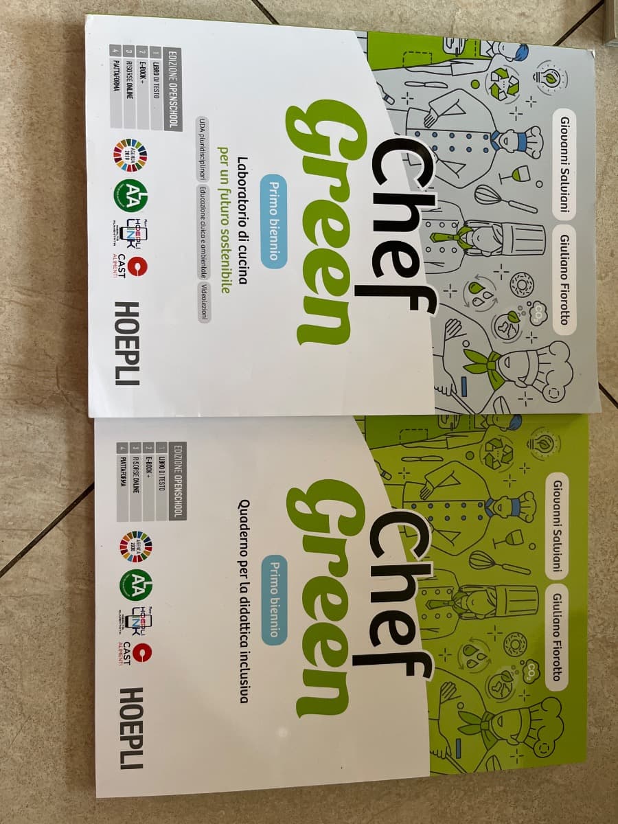 CHEF GREEN PRIMO BIENNIO + QUADERNO PER LA DIDATTICA INCLUSIVA - foto 1