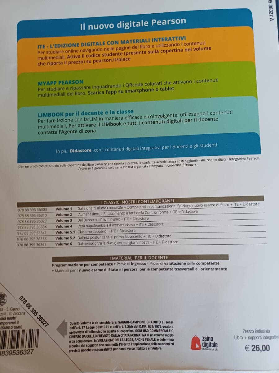 CLASSICI NOSTRI CONTEMPORANEI 3 EDIZIONE NUOVO ESAME DI STATO (I) - foto 2