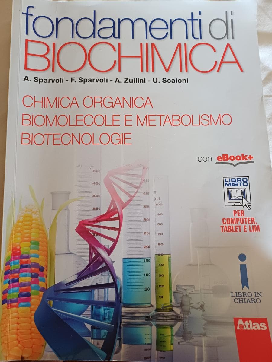 FONDAMENTI DI BIOCHIMICA - foto 1
