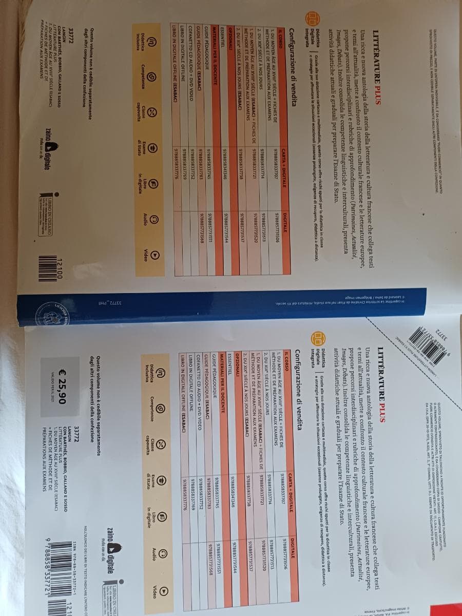 LITTERATURE PLUS V.1+FICHES VERSION ESABAC - foto 2