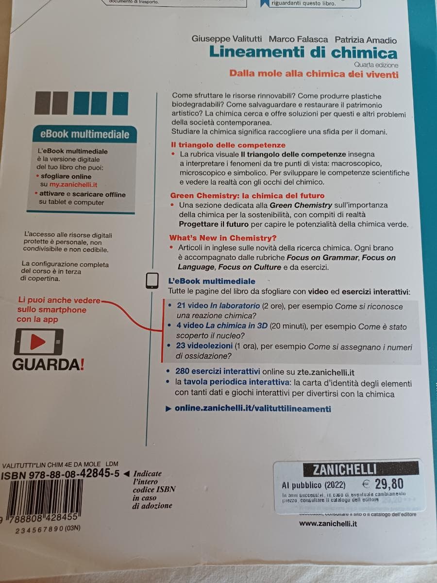 LINEAMENTI DI CHIMICA (LDM) - foto 2