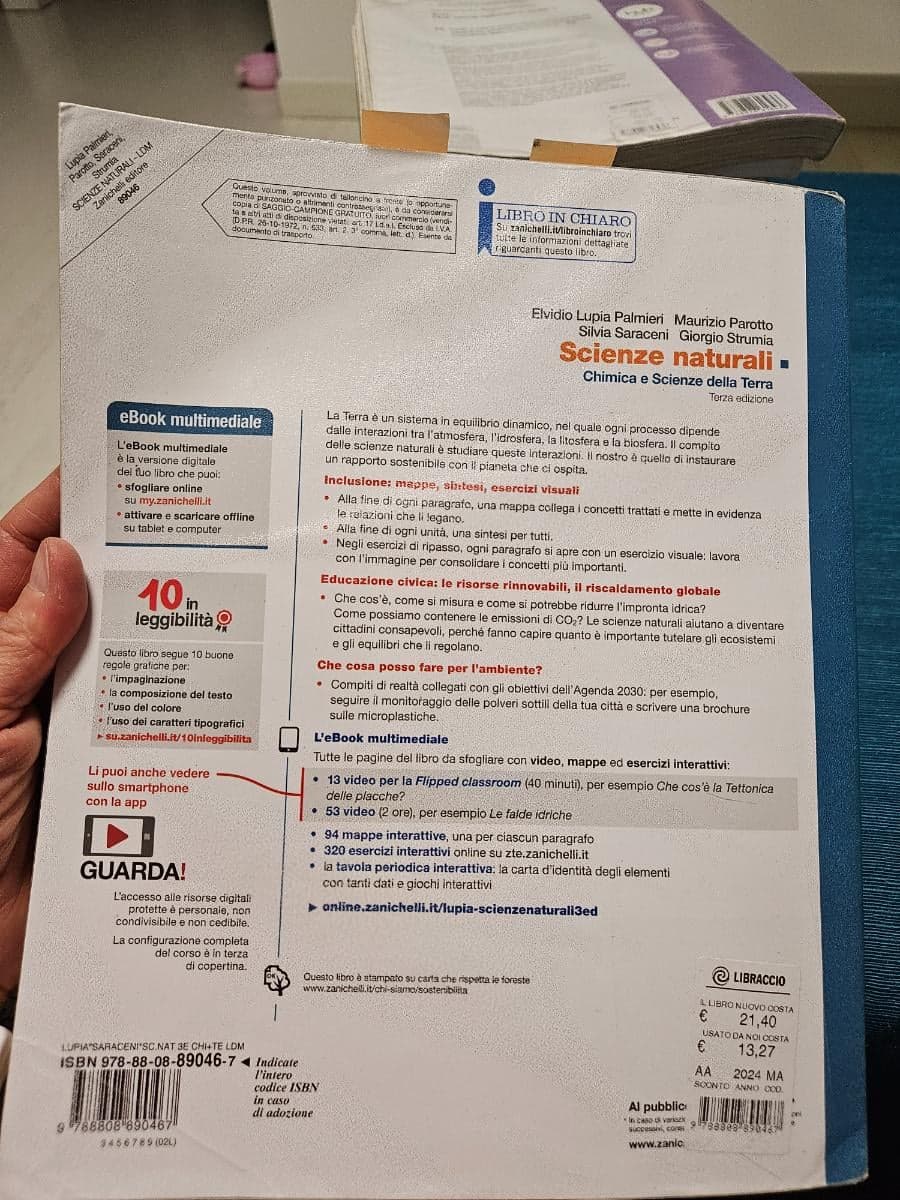 SCIENZE NATURALI 3ED. - CHIMICA E SCIENZE DELLA TERRA (LDM) - foto 2