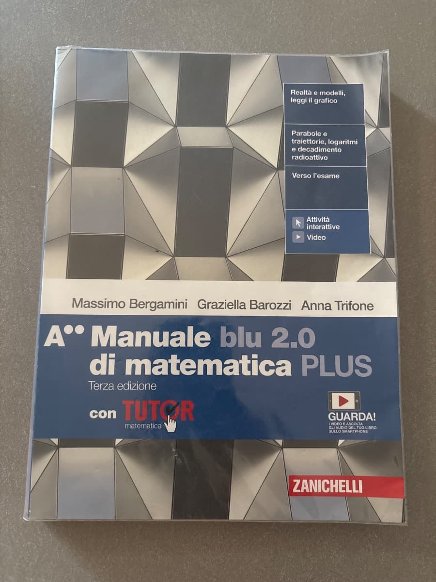 MANUALE BLU 2.0 DI MATEMATICA 3ED. - CONF. A PLUS CON TUTOR (LDM) - foto 1