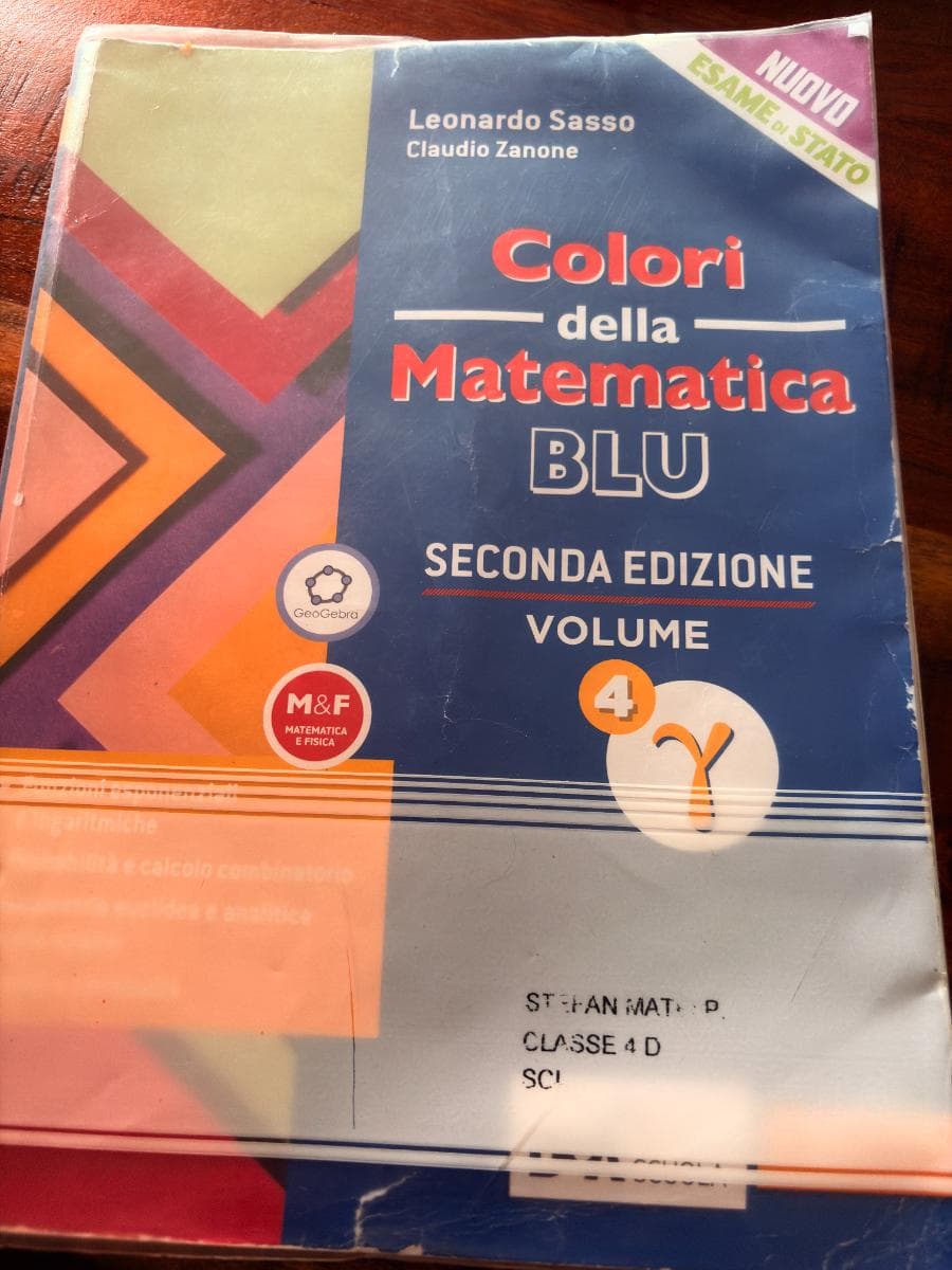 COLORI DELLA MATEMATICA - ED.BLU AGGIORNATA-L SCIENTIF VOLUME 4 GAMMA + EBOOK - foto 1