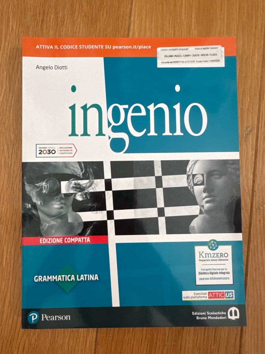 INGENIO LEZIONI DI LATINO 1 EDIZIONE COMPATTA - foto 1