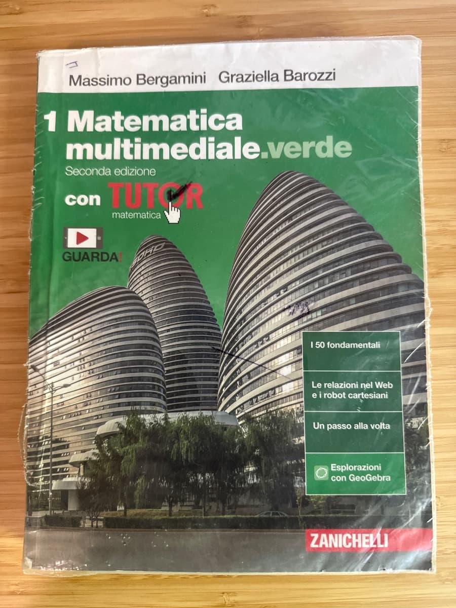 MATEMATICA MULTIMEDIALE.VERDE 2ED. - VOL. 1 CON TUTOR (LDM) - foto 1