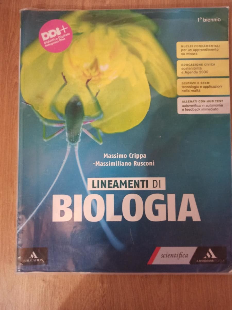 LINEAMENTI DI BIOLOGIA - foto 1