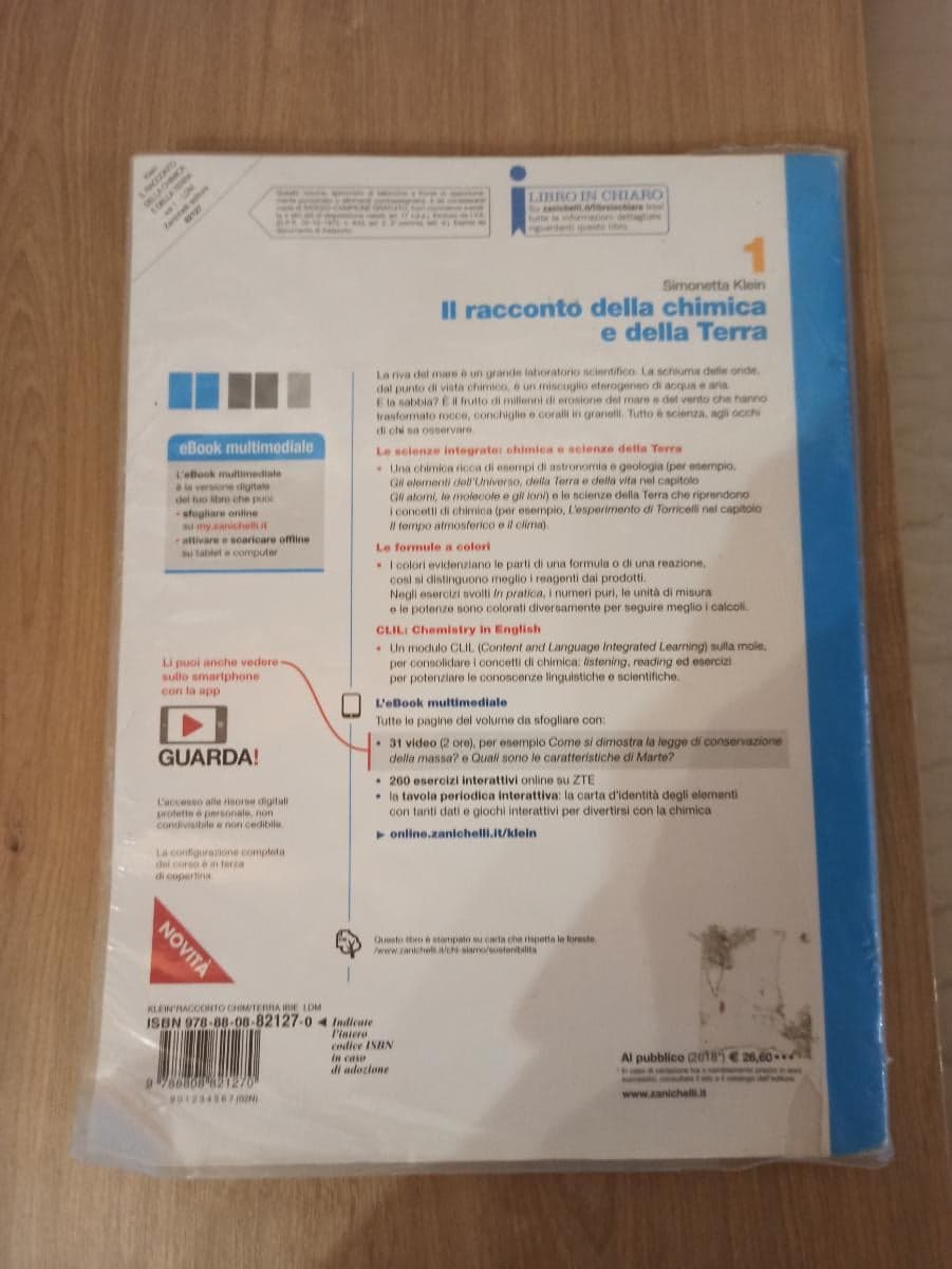 RACCONTO DELLA CHIMICA E DELLA TERRA (IL) - VOLUME PRIMO BIENNIO (LDM) - foto 2