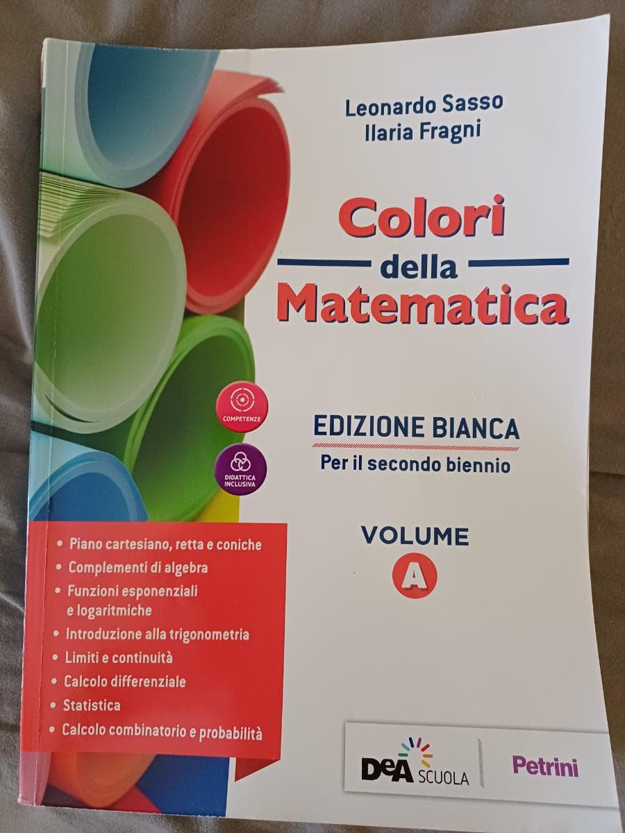 COLORI DELLA MATEMATICA - EDIZIONE BIANCA VOLUME A + QUADERNO + EBOOK - foto 1