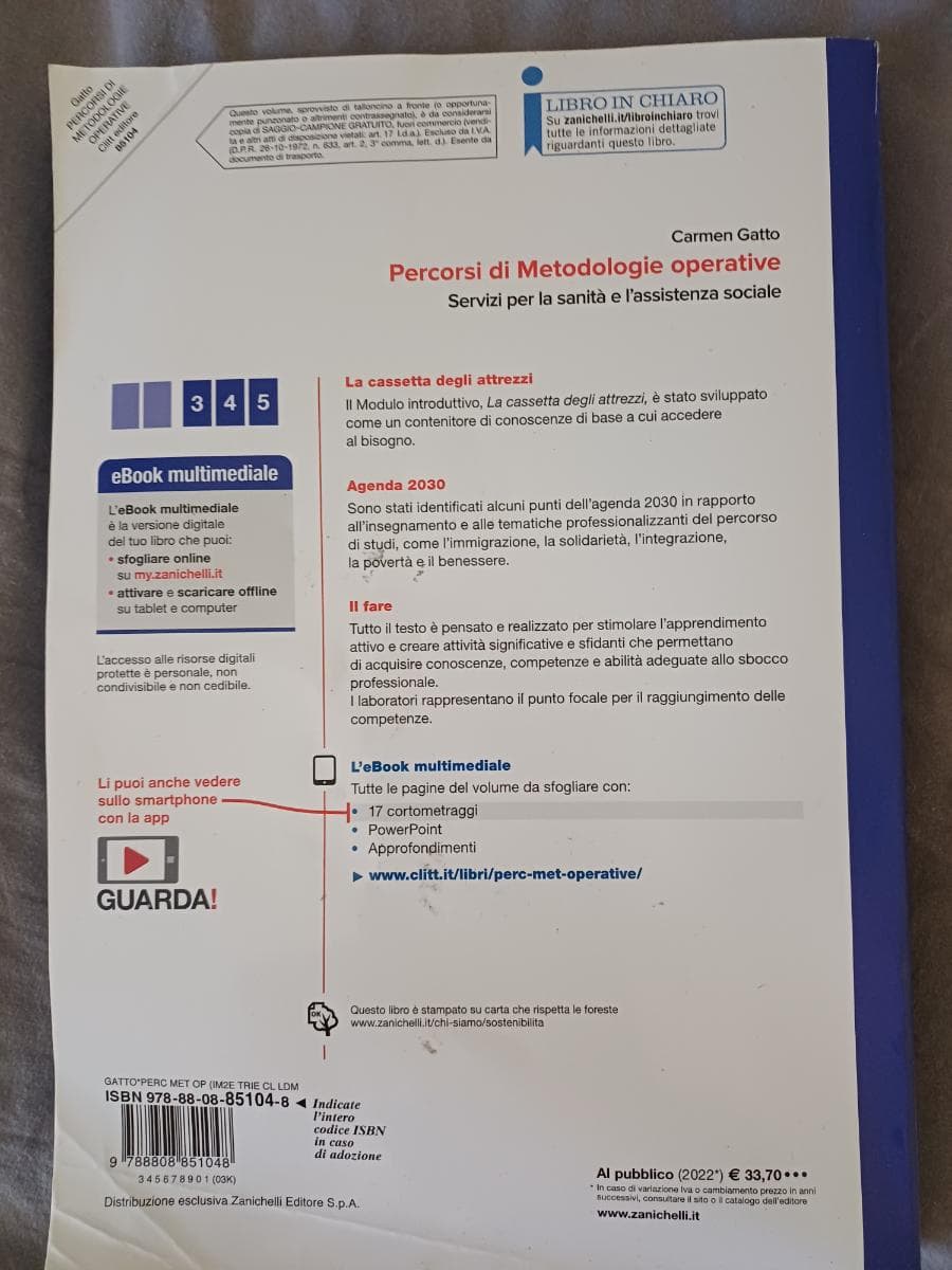 PERCORSI DI METODOLOGIE OPERATIVE - VOL. UNICO PER IL TRIENNIO (LDM) - foto 2