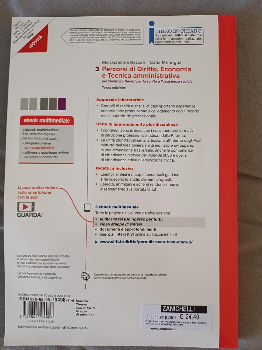PERCORSI DI DIRITTO, ECONOMIA E TECNICA AMMINISTRATIVA 3ED - VOLUME 3 (LDM) - foto 2