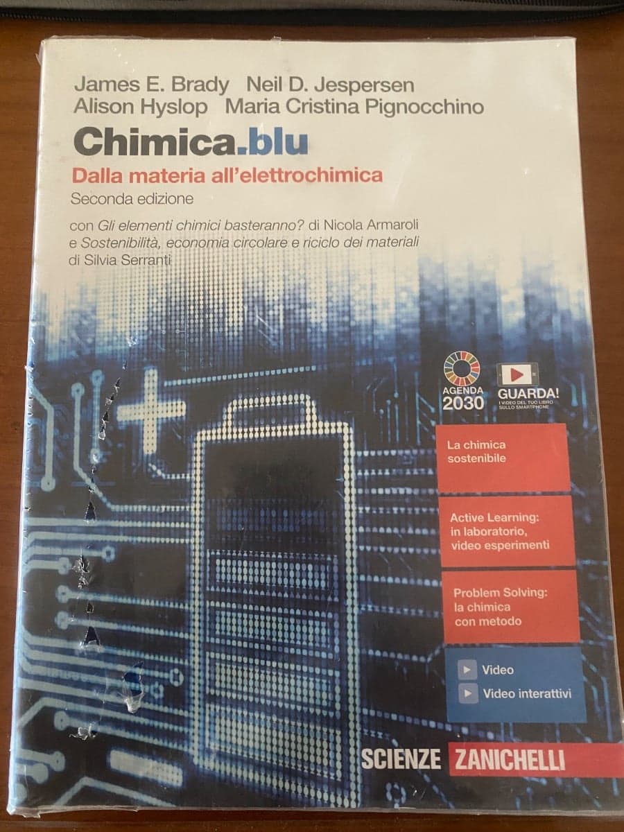 CHIMICA.BLU 2ED. - VOL. U DALLA MATERIA ALL'ELETTROCHIMICA (LDM) - foto 1