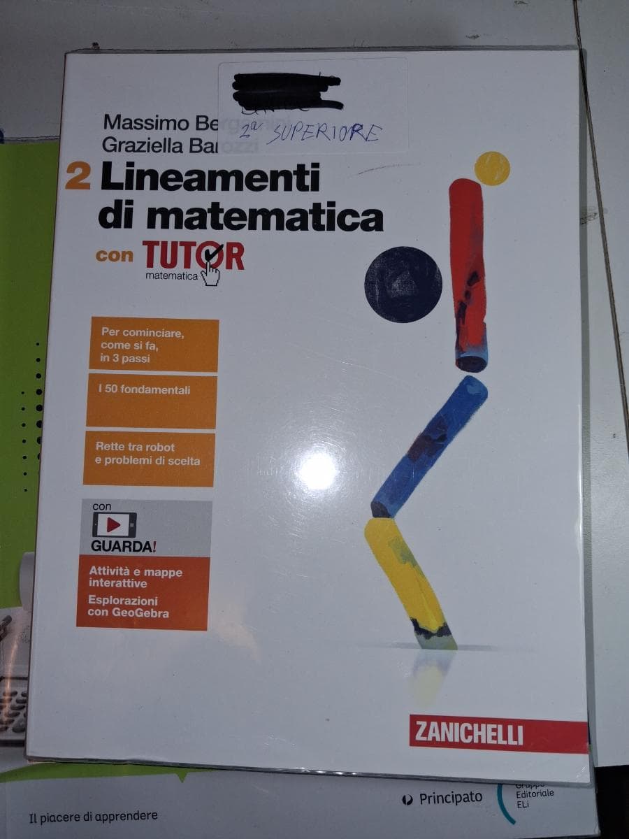 LINEAMENTI DI MATEMATICA - VOLUME 2 CON TUTOR (LDM) - foto 1