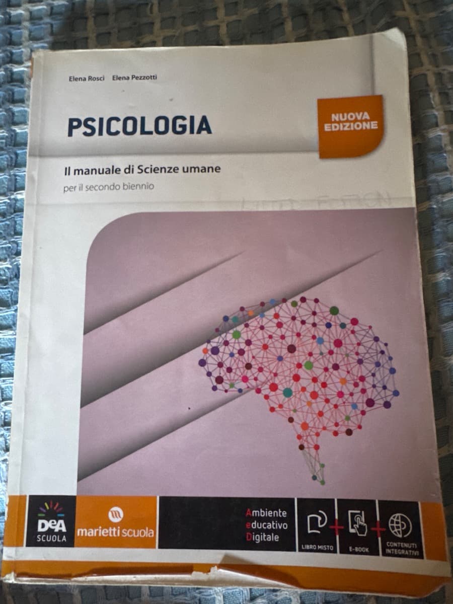 MANUALE DI SCIENZE UMANE (IL) NUOVA EDIZIONE VOLUME DI PSICOLOGIA + EBOOK - foto 1