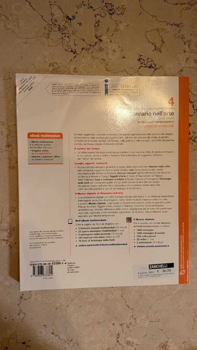 ITINERARIO NELL'ARTE 4A EDIZIONE VERSIONE ARANCIONE - VOL. 4 CON MUSEO (LDM) - foto 2