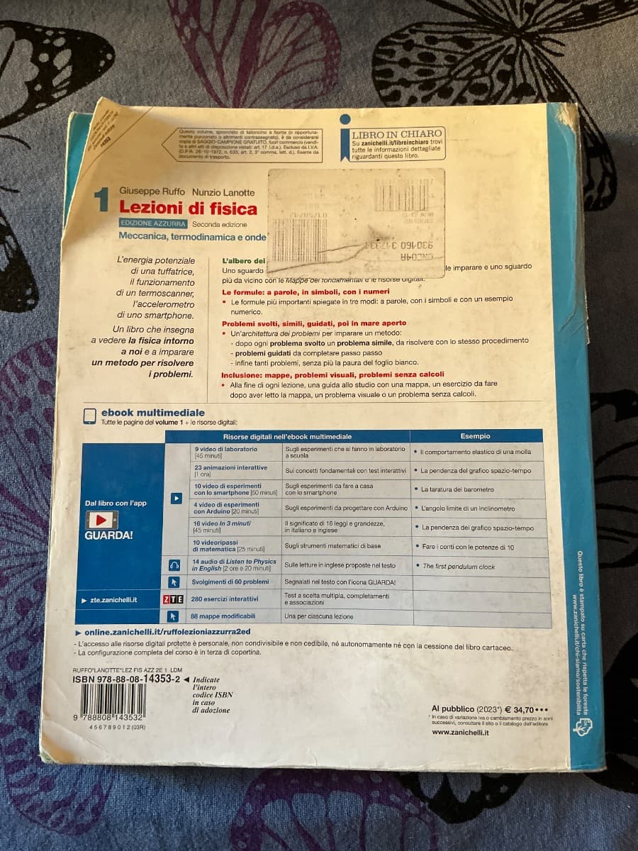 LEZIONI DI FISICA. EDIZIONE AZZURRA 2ED. - VOL. 1 (LDM) - foto 2