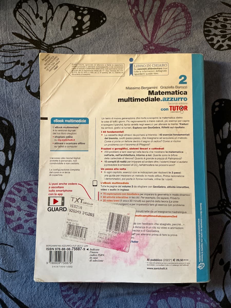 MATEMATICA MULTIMEDIALE.AZZURRO 2ED. - VOL. 2 CON TUTOR (LDM) - foto 2