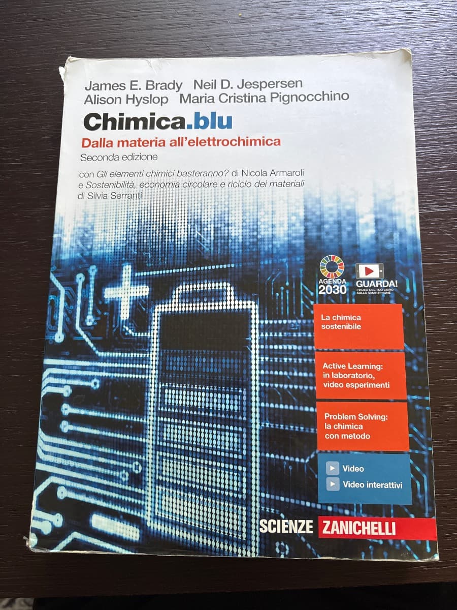 CHIMICA.BLU 2ED. - VOL. U DALLA MATERIA ALL'ELETTROCHIMICA (LDM) - foto 1