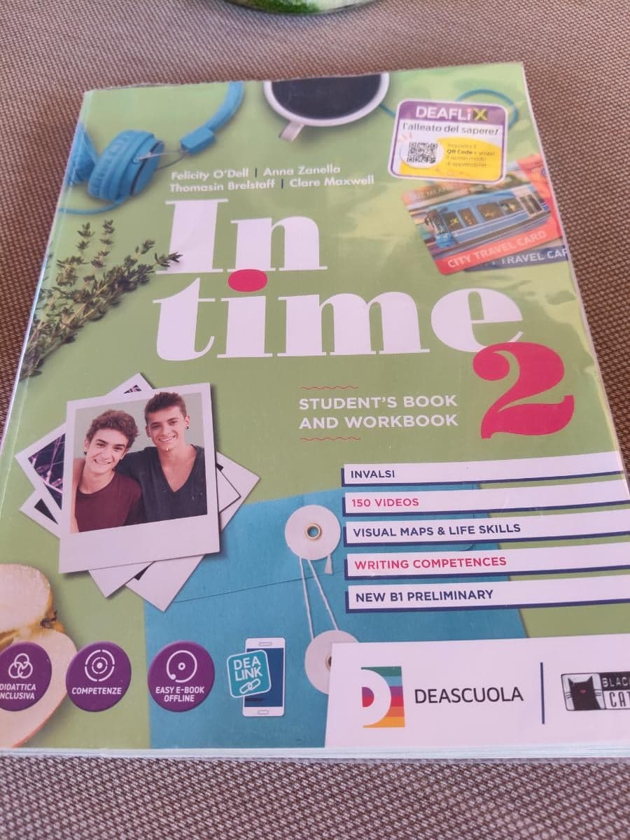 IN TIME - STUDENT'S BOOK & WORKBOOK 2 + TAVOLA DEI VERBI + - foto 1