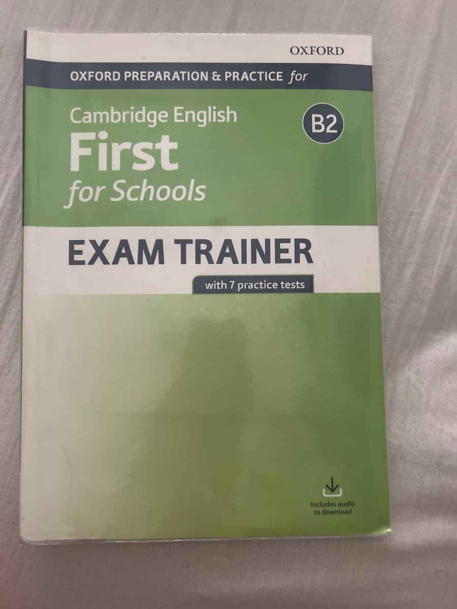 CAMBRIDGE ENGLISH FIRST FOR SCHOOLS EXAM TRAINER - foto 1
