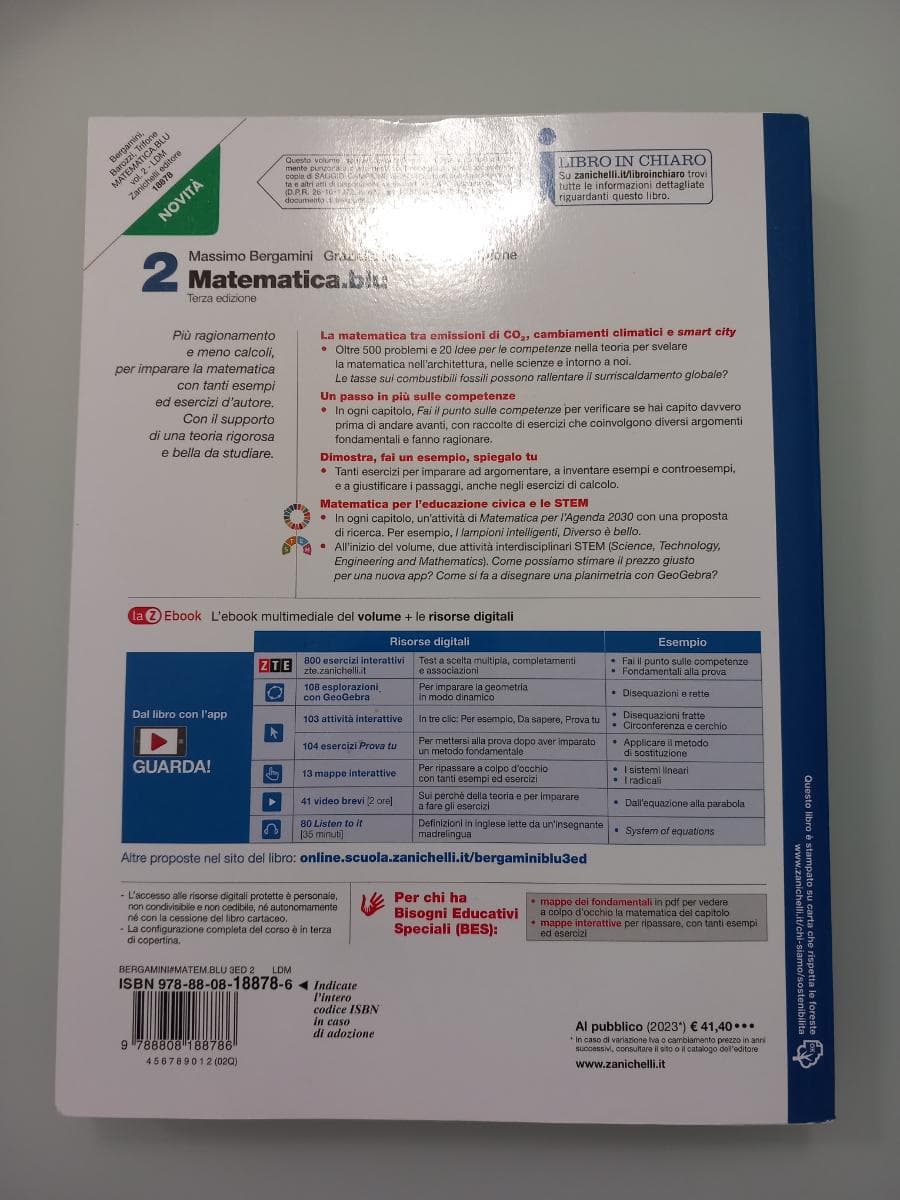 MATEMATICA.BLU 3ED. - VOLUME 2 (LDM) - foto 2