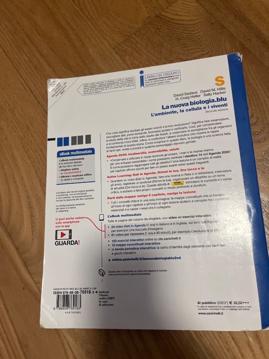 NUOVA BIOLOGIA.BLU 2ED. (LA) - L'AMBIENTE, LA CELLULA E I VIVENTI S (LDM) - foto 2