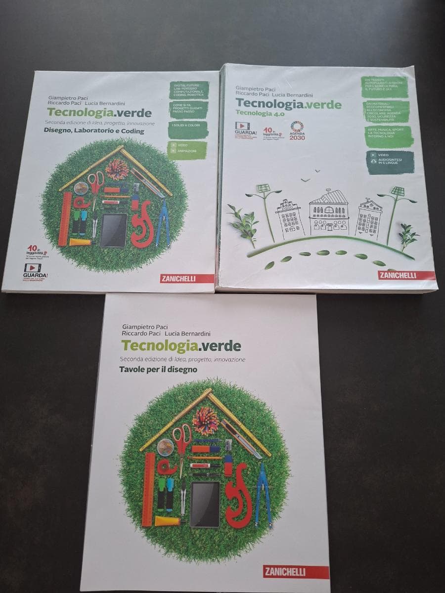 TECNOLOGIA.VERDE 2ED. - CONF. TECN. 4.0 + TAV. + DIS. + LAB. + CODING (LDM) - foto 1