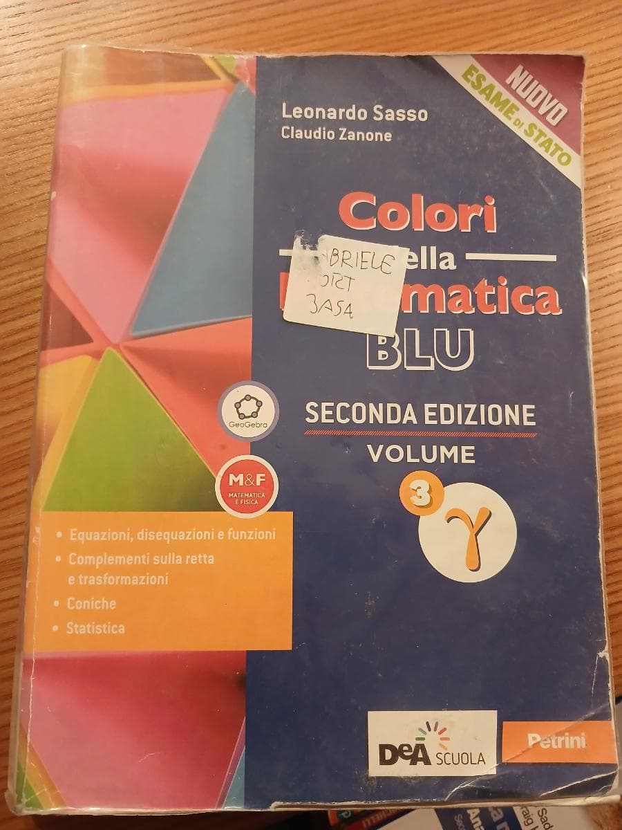 COLORI DELLA MATEMATICA - ED.BLU AGGIORNATA-L.SCIENT VOL 3 GAMMA+TRIGON+EBOOK - foto 1