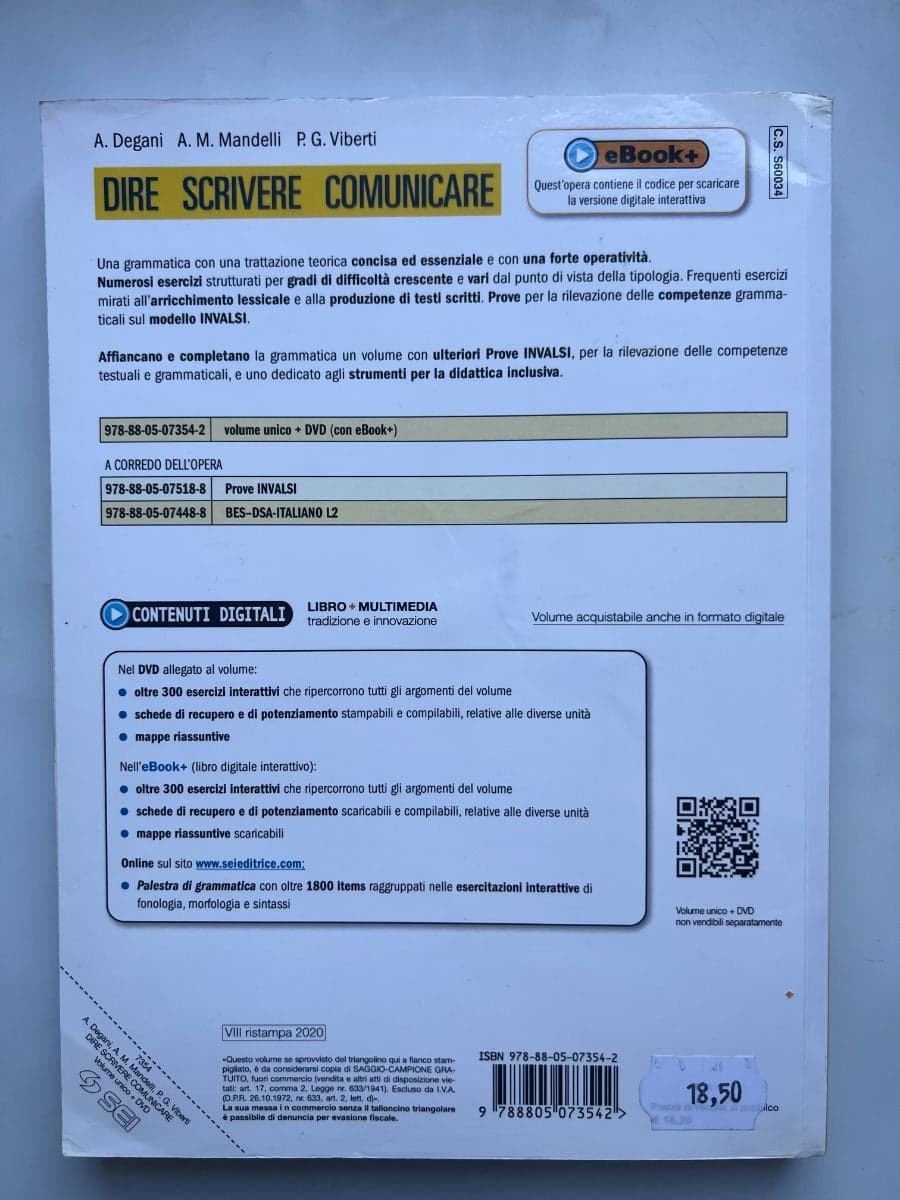 DIRE SCRIVERE COMUNICARE + DVD - foto 2