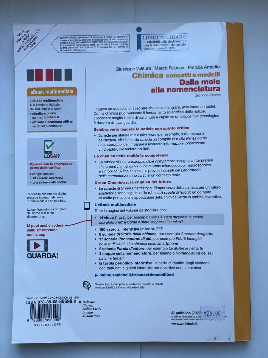 CHIMICA: CONCETTI E MODELLI 2ED. - DALLA MOLE ALLA NOMENCLATURA (LDM) - foto 2