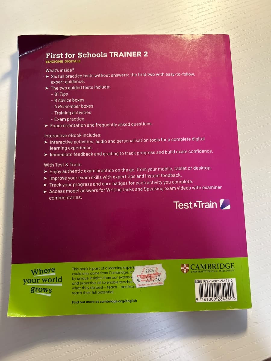 FIRST FOR SCHOOLS TRAINER 2ND ED. LEVEL B2 EDIZIONE DIGITALE - foto 2