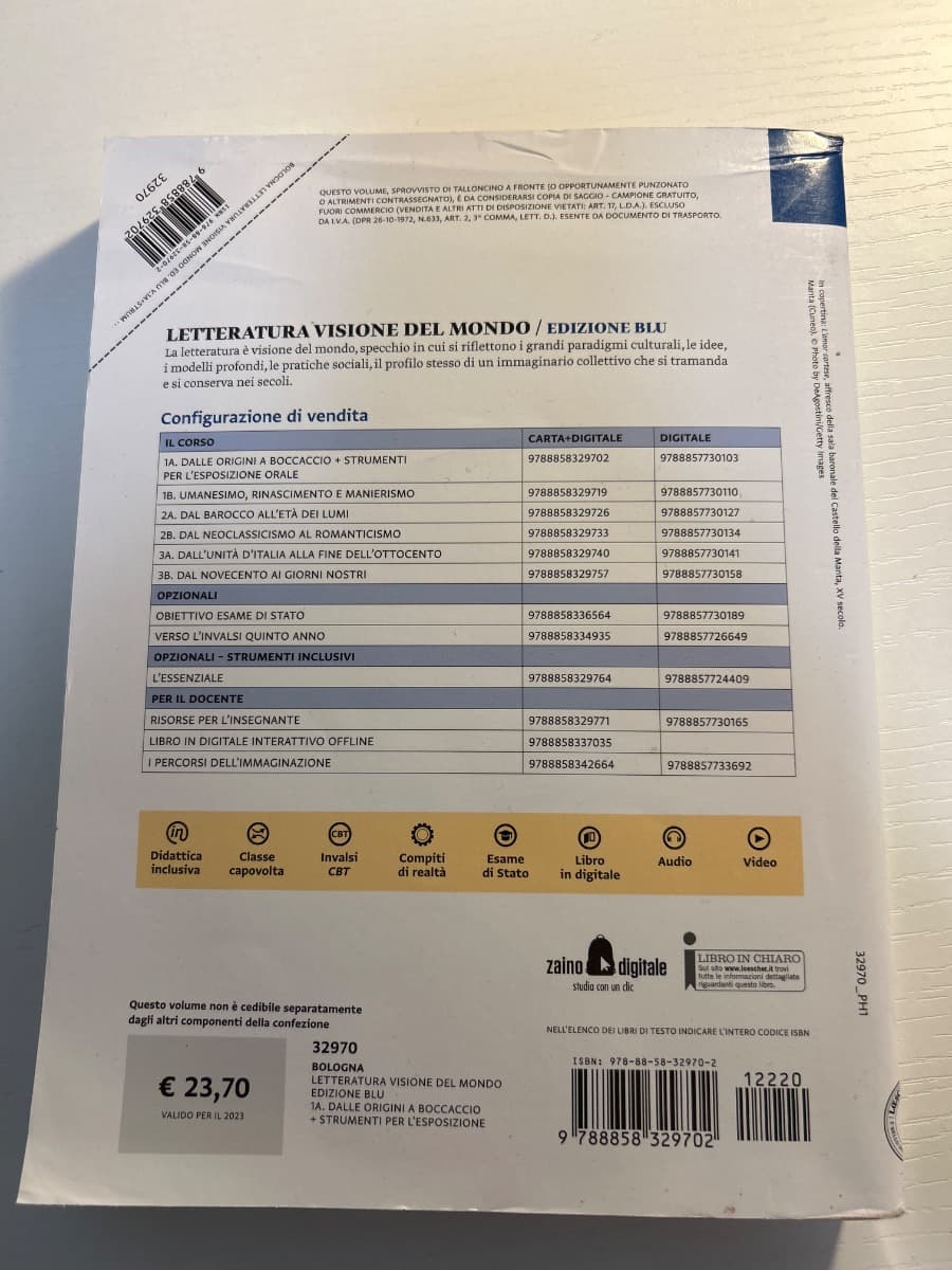 LETTERATURA VISIONE MONDO V.1A+STRUMENTI - foto 2