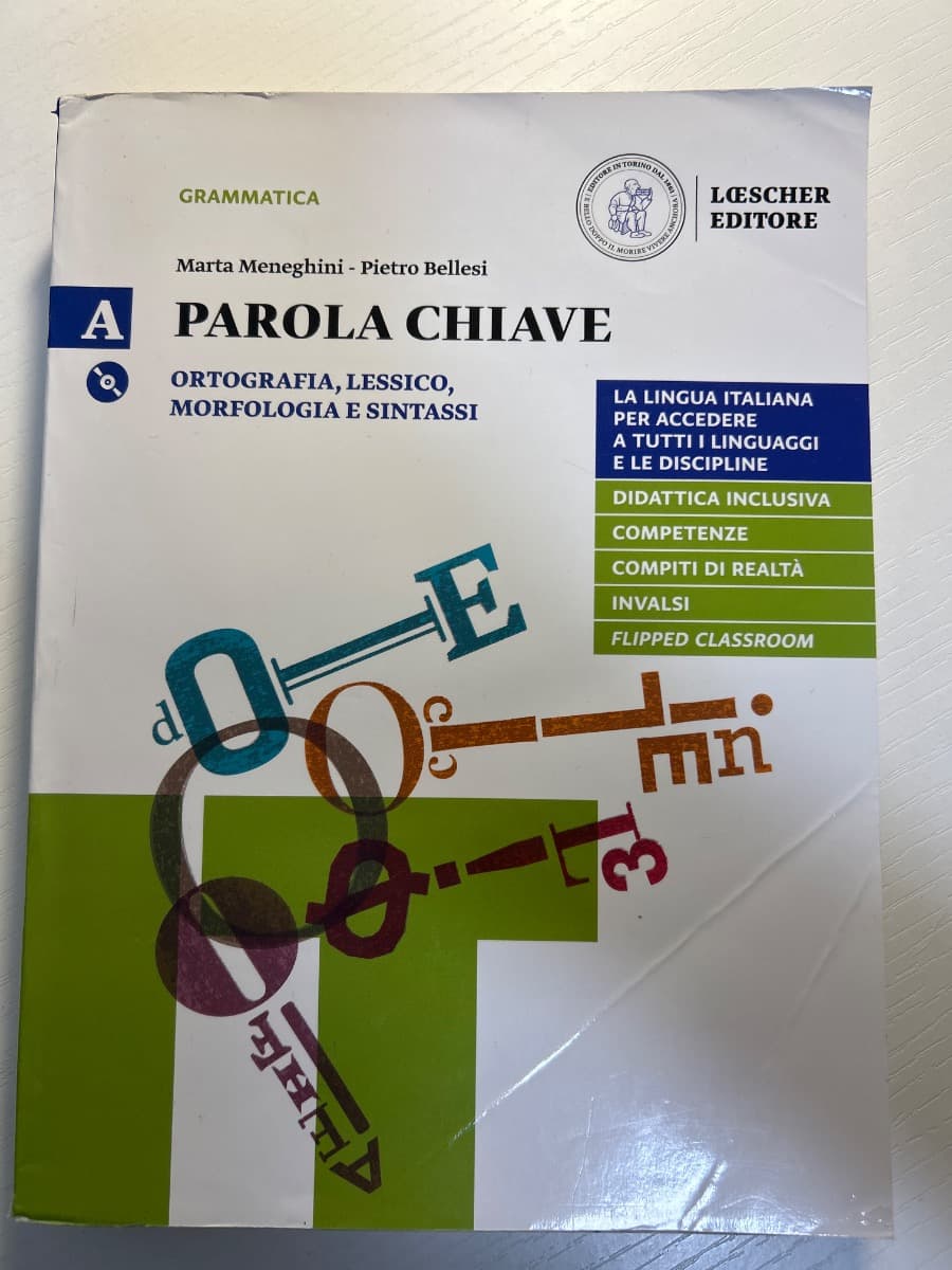 PAROLA CHIAVE V A+GRAMMATICA+DVDROM - foto 1