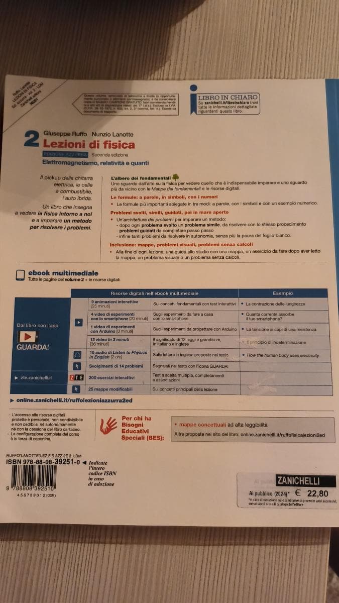LEZIONI DI FISICA. EDIZIONE AZZURRA 2ED. - VOL. 2 (LDM) - foto 2