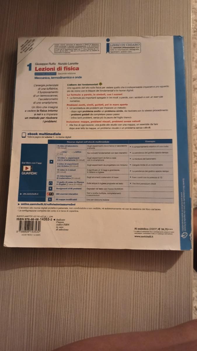 LEZIONI DI FISICA. EDIZIONE AZZURRA 2ED. - VOL. 1 (LDM) - foto 2