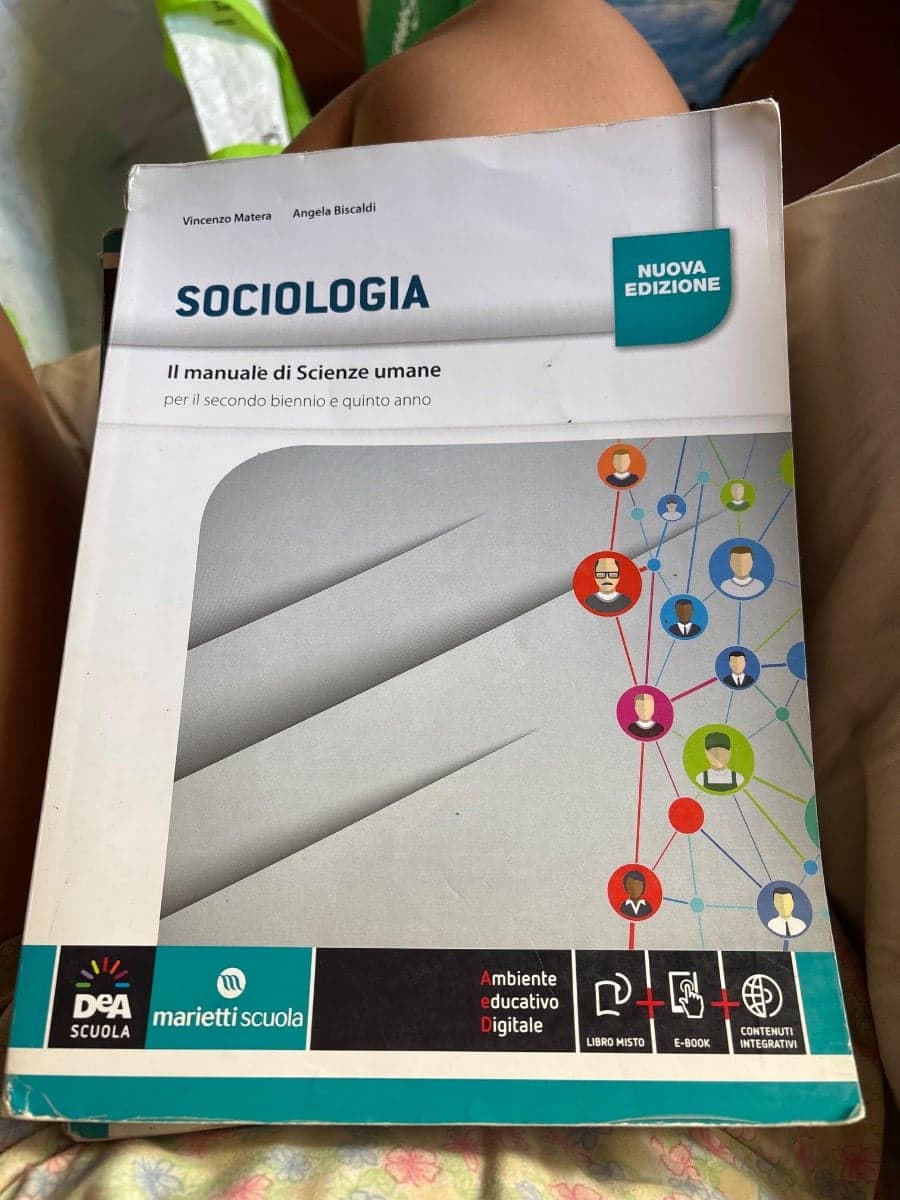 MANUALE DI SCIENZE UMANE (IL) NUOVA EDIZIONE VOLUME DI SOCIOLOGIA + EBOOK - foto 1