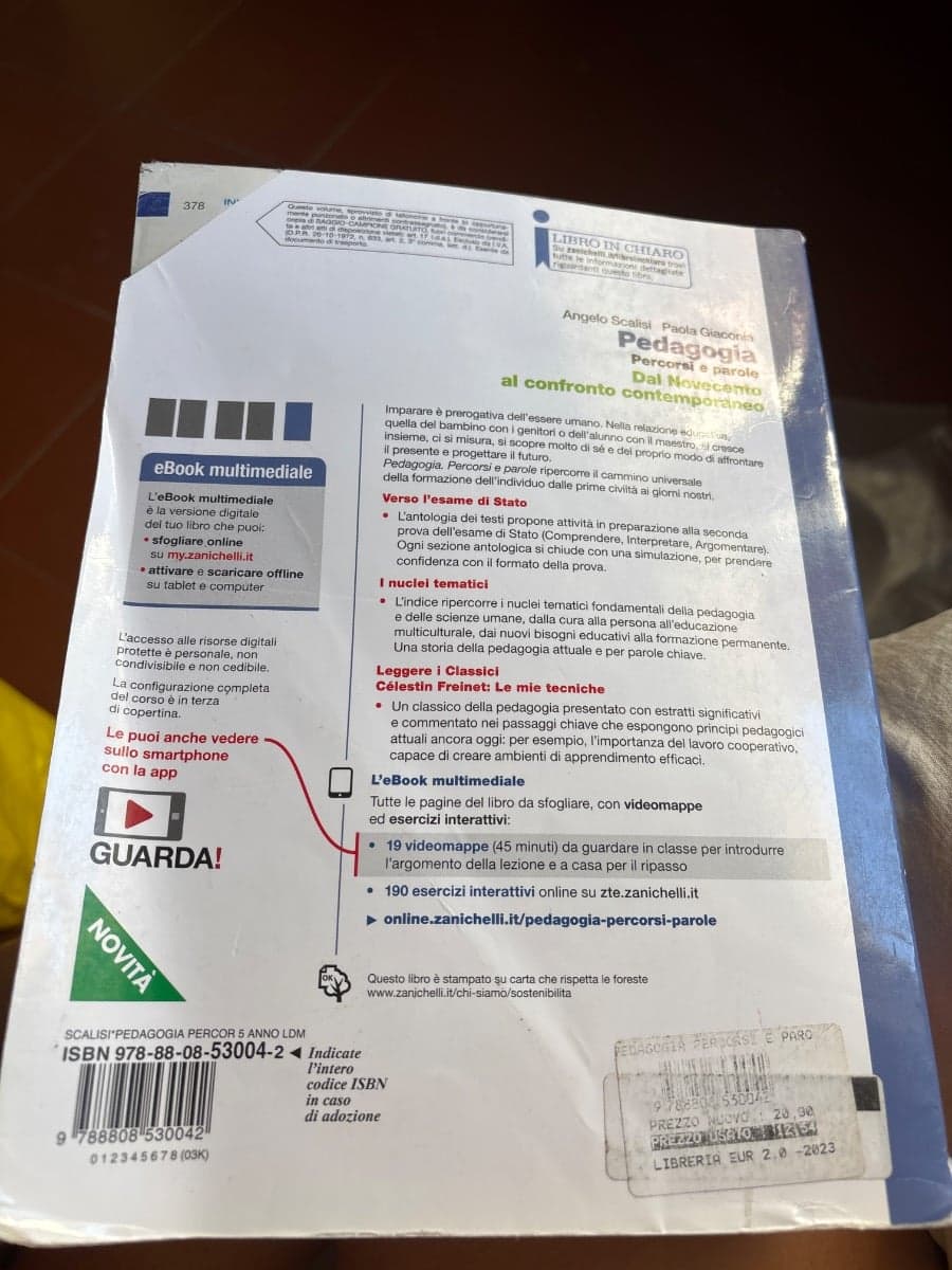 PEDAGOGIA. PERCORSI E PAROLE - VOLUME PER IL QUINTO ANNO (LDM) - foto 2
