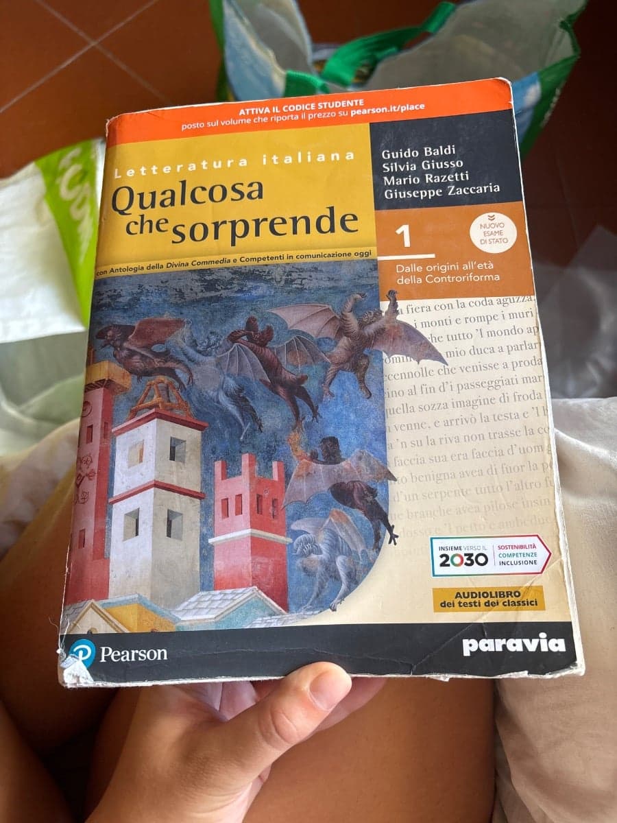 QUALCOSA CHE SORPRENDE 1 CON ANTOLOGIA DELLA DIVINA COMMEDIA CON 25 CANTI - foto 1