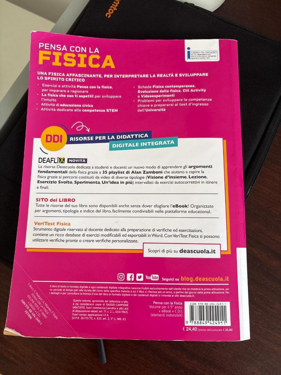 PENSA CON LA FISICA - II BIENNIO E V ANNO - foto 2